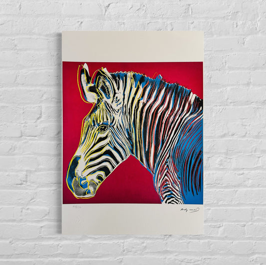 Andy warhol zebra