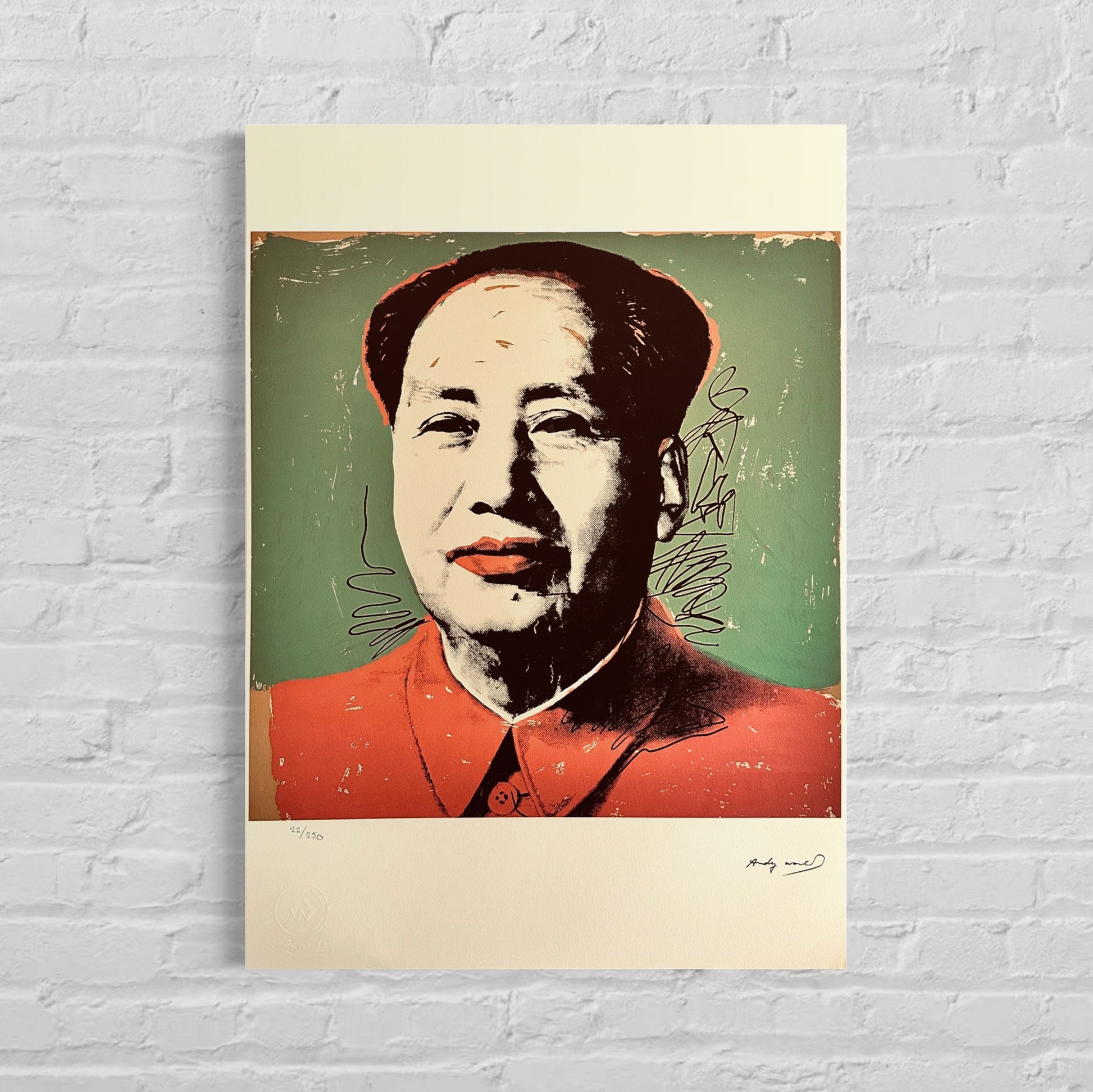 Andy warhol Mao