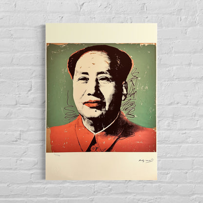 Andy warhol Mao