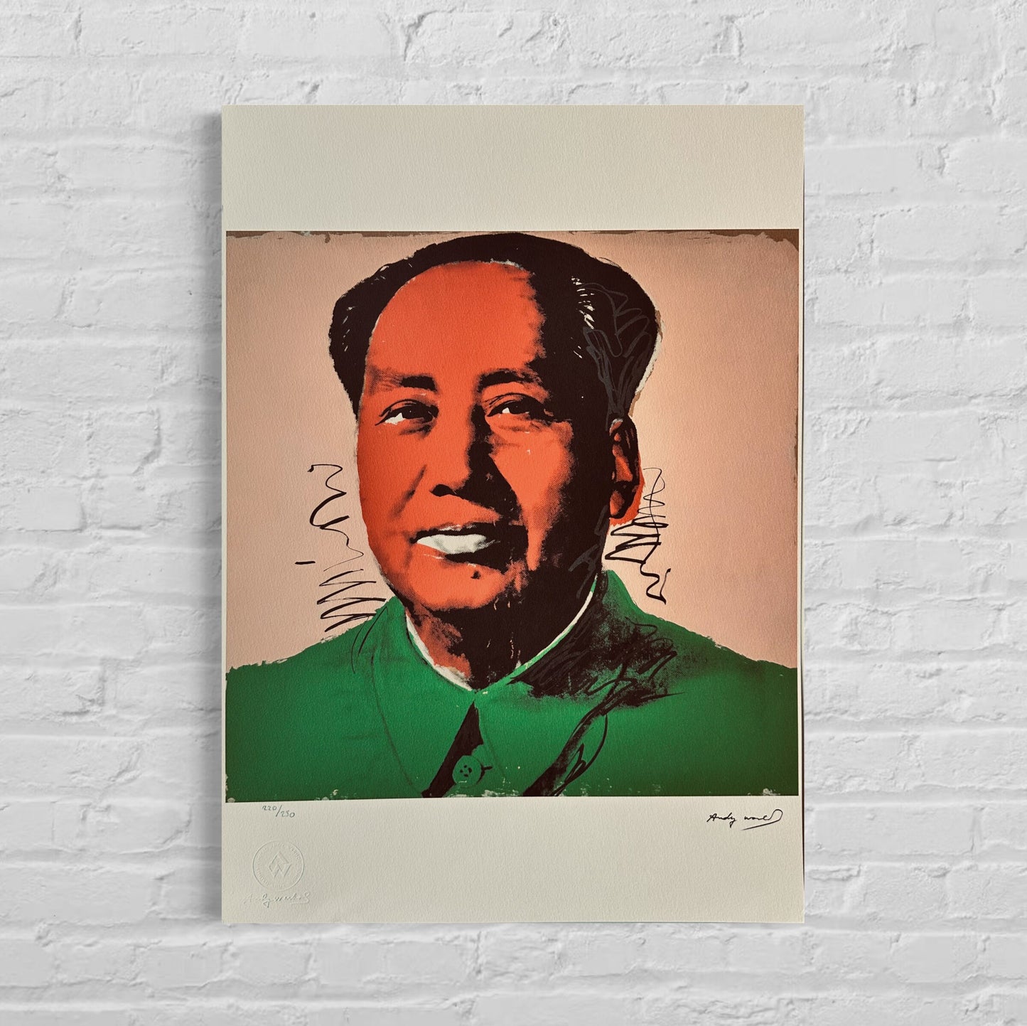 Andy warhol Mao