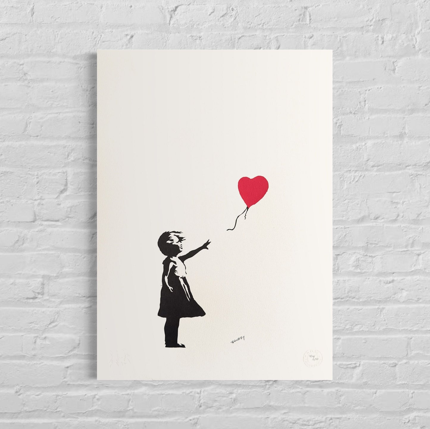 Banksy girl with the balloon