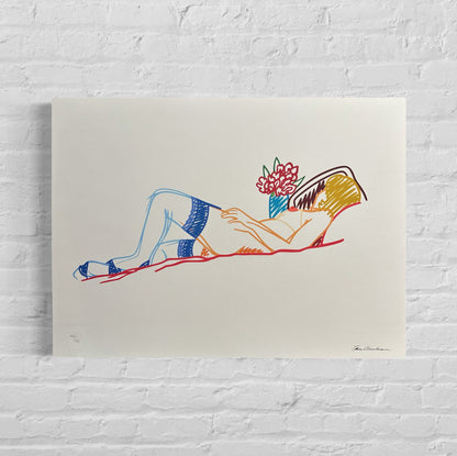 Tom Wesselmann Bouqet and stockings