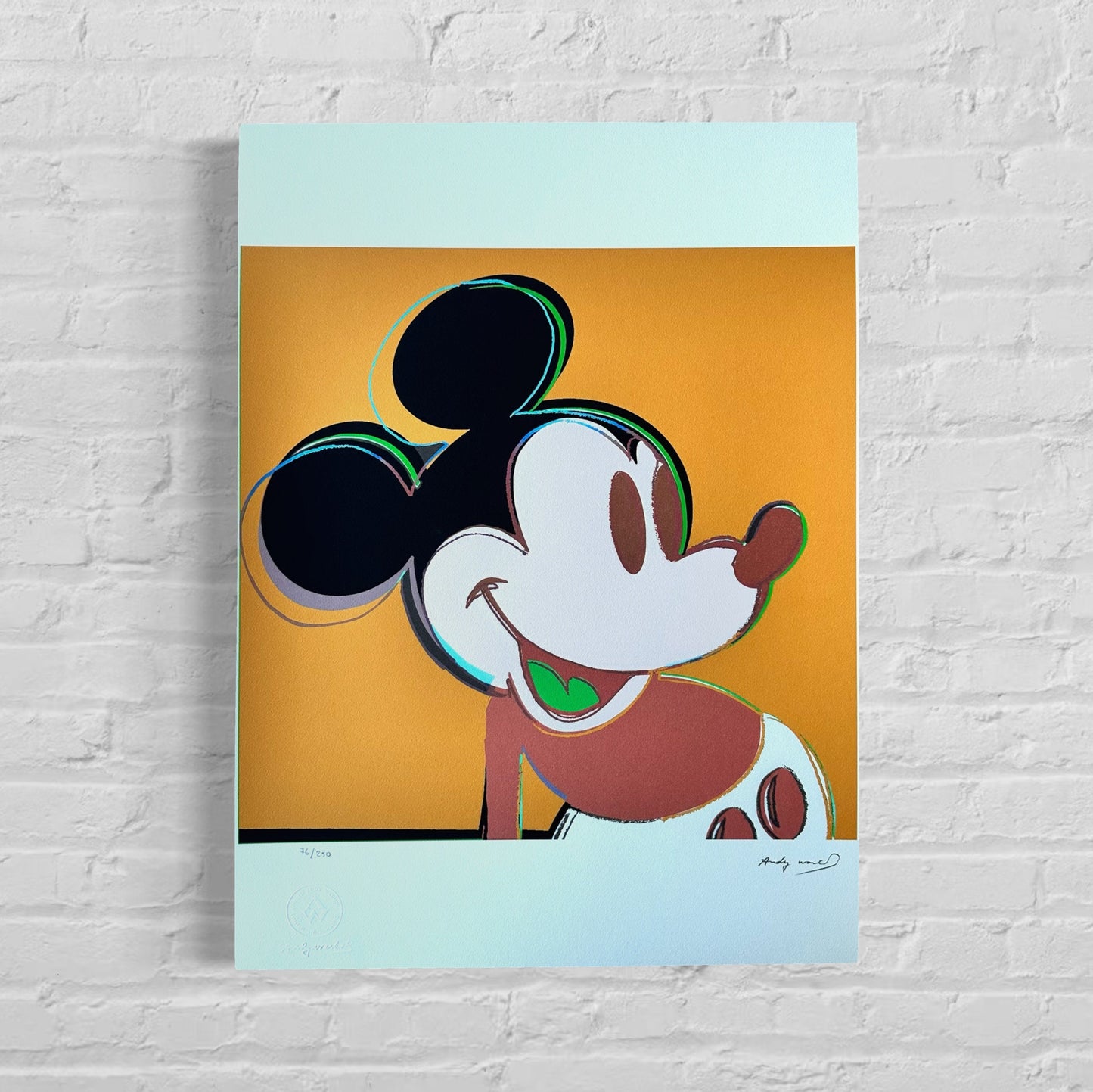 ANDY WARHOL Mickey mouse