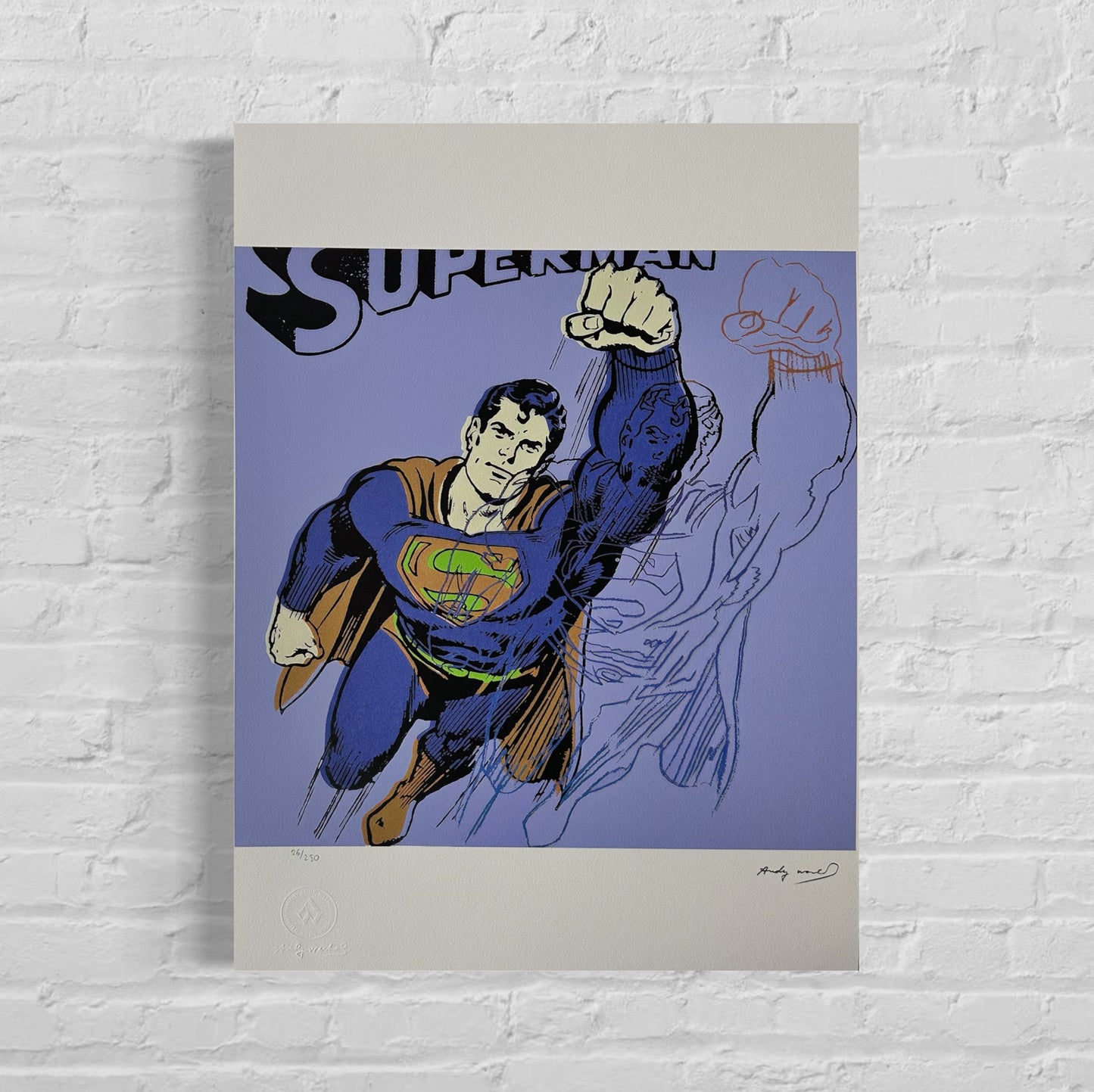 Andy warhol Superman