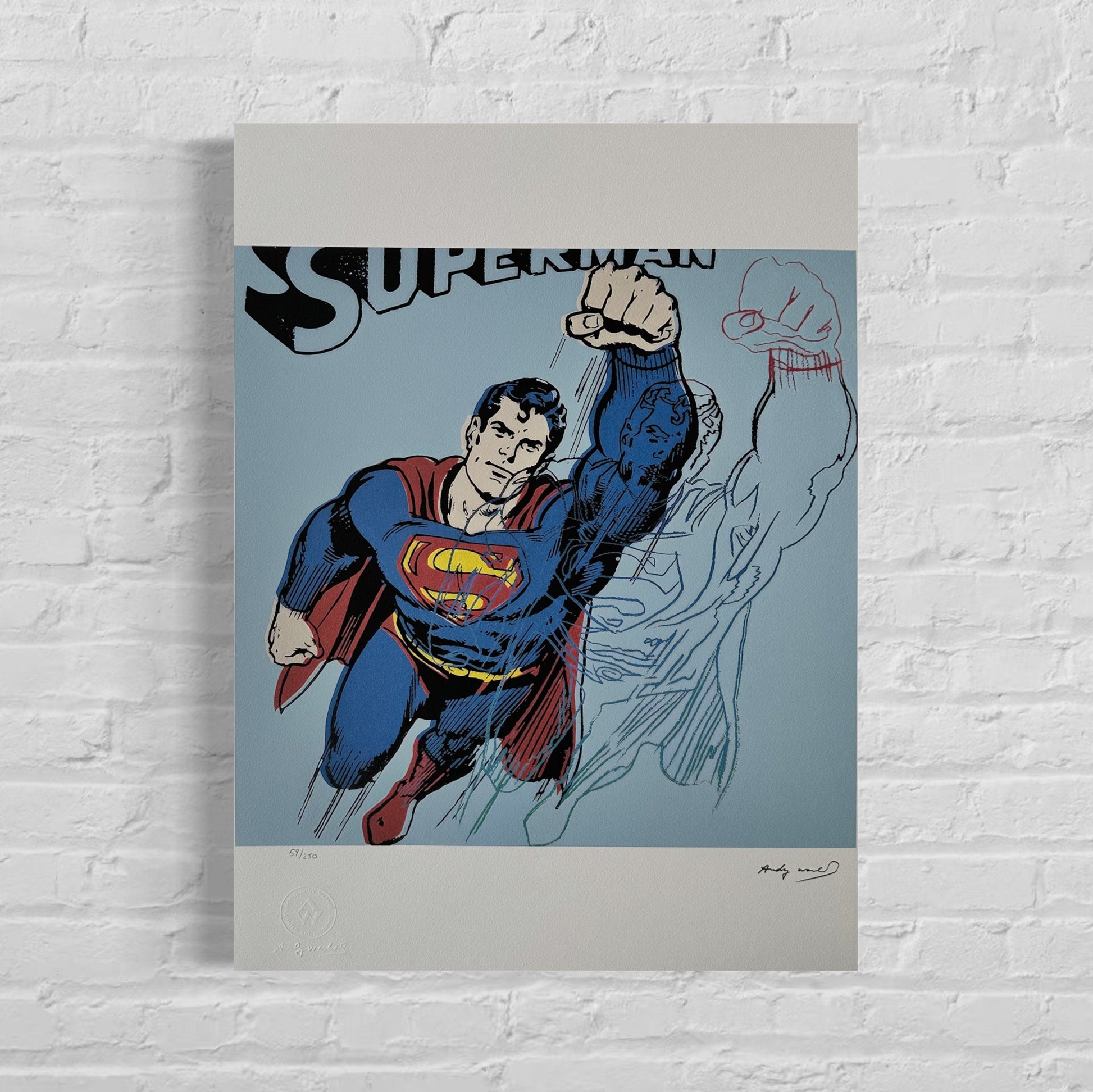 Andy warhol Superman