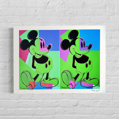 ANDY WARHOL double mickey