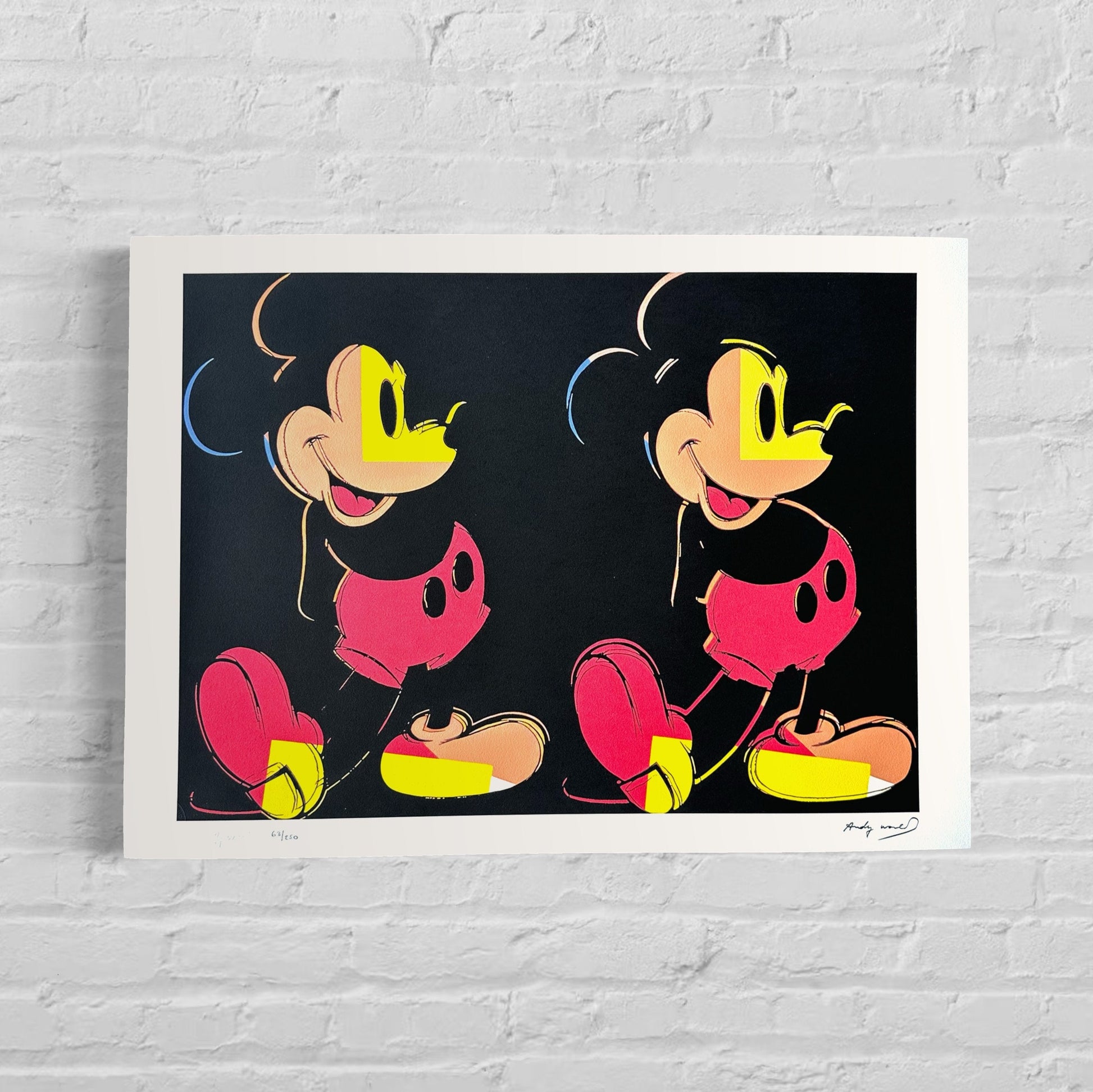 ANDY WARHOL double mickey