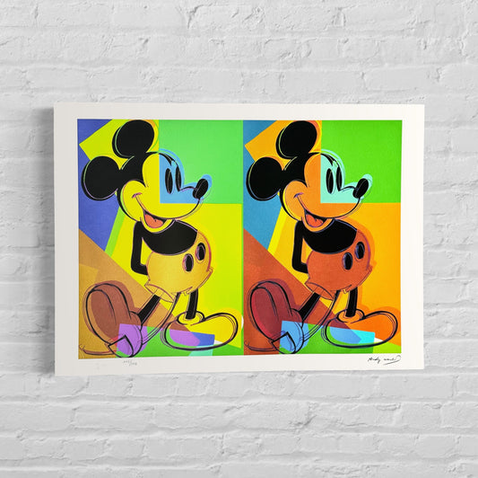 ANDY WARHOL double mickey