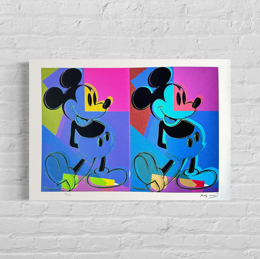 ANDY WARHOL double mickey