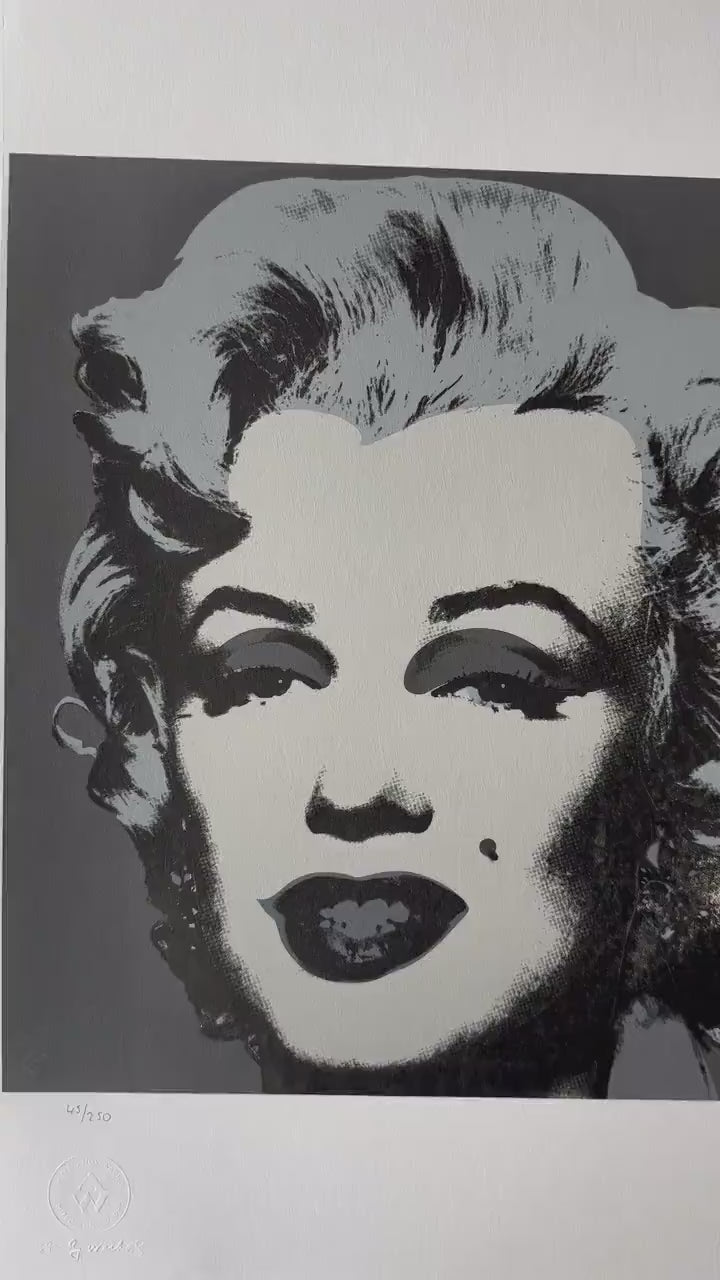 ANDY WARHOL Marilyn Monroe Gesigneerd - Certificaat - Leo Castelli - Pop art -- lithograph