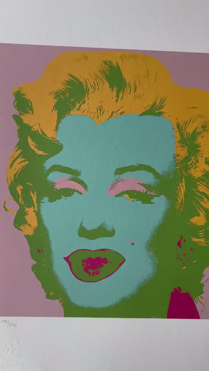 ANDY WARHOL Marilyn Monroe Gesigneerd - Certificaat - Leo Castelli - Pop art -- lithograph