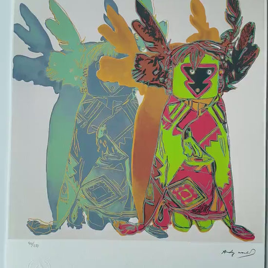 Genummerde editie ANDY WARHOL Kachina dolls - Certificaat Leo Castelli - Pop art - lithograph