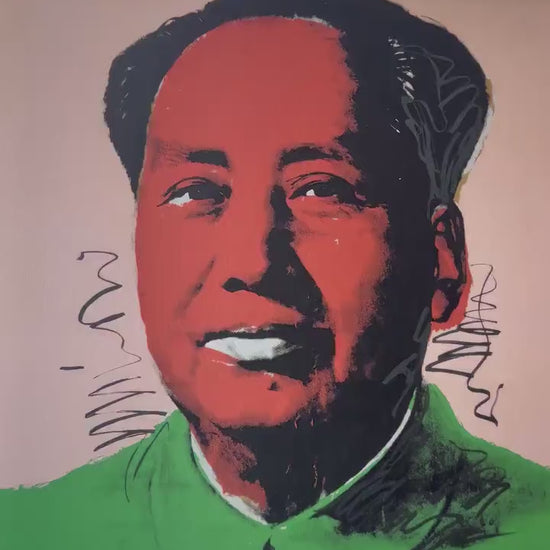 ANDY WARHOL Mao Gesigneerd - Certificaat - Leo Castelli - Pop art -- lithograph