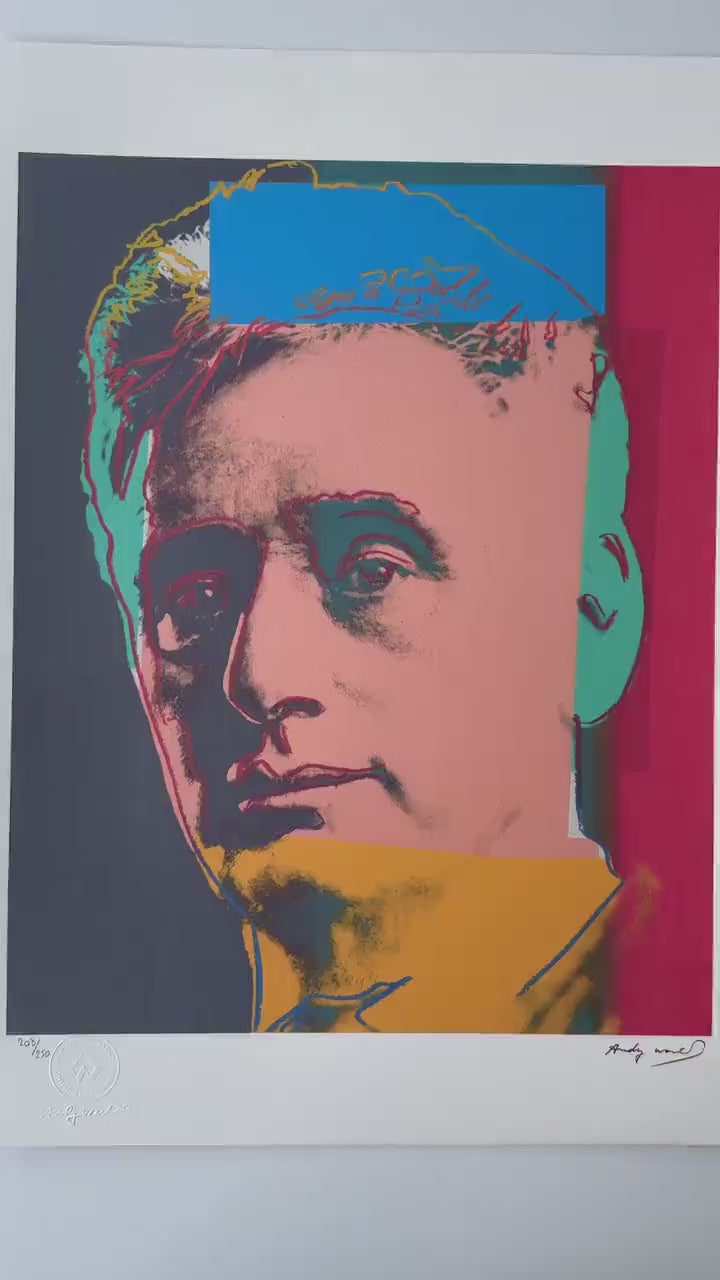 ANDY WARHOL Louis Brandeis Jews - Certificaat Leo Castelli - Pop art - lithograph