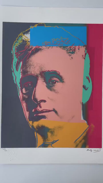 ANDY WARHOL Louis Brandeis Jews - Certificaat Leo Castelli - Pop art - lithograph