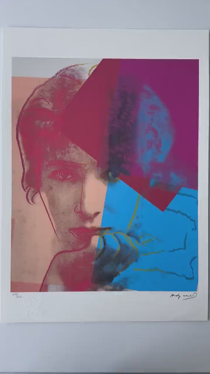 ANDY WARHOL Sarah Bernhardt Jews - Certificaat Leo Castelli - Pop art - lithograph