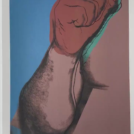 ANDY WARHOL Mohamed Ali  - Certificaat Leo Castelli - Pop art - lithograph