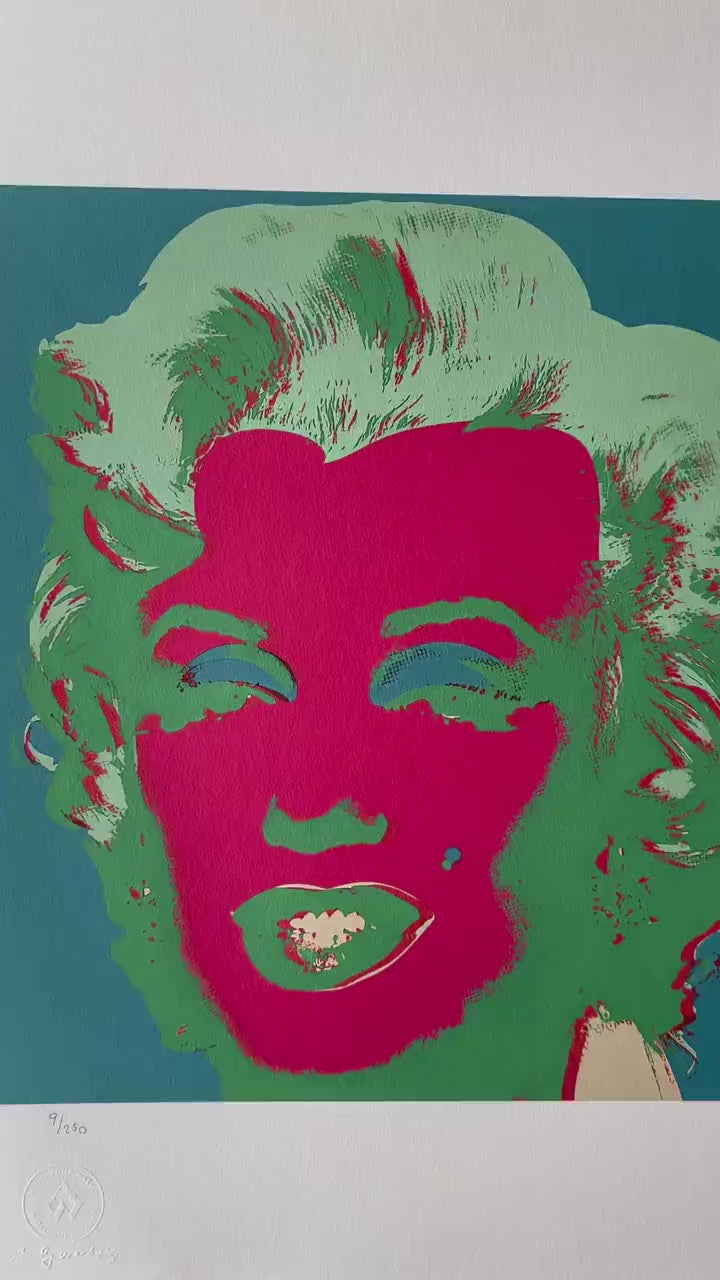 ANDY WARHOL Marilyn Monroe Gesigneerd - Certificaat - Leo Castelli - Pop art -- lithograph