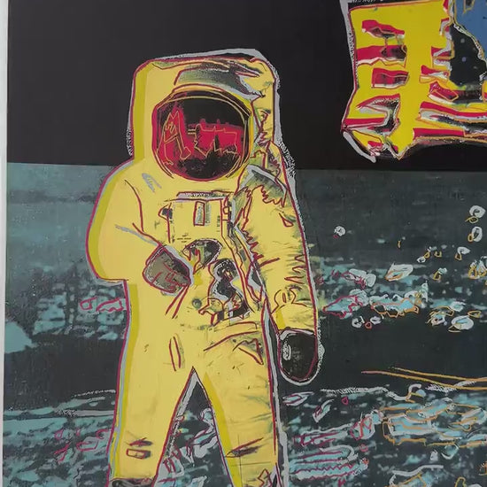 ANDY WARHOL Moonwalk Gesigneerd - Certificaat - Leo Castelli - Pop art -- lithograph