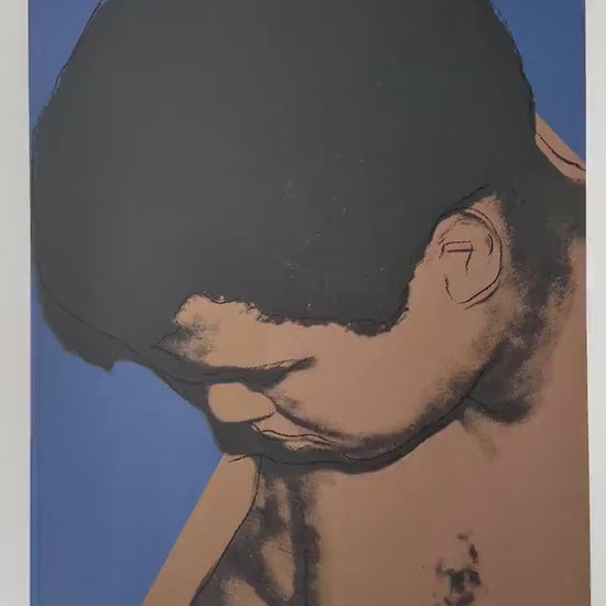 ANDY WARHOL Mohamed Ali  - Certificaat Leo Castelli - Pop art - lithograph