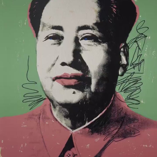 ANDY WARHOL Mao Gesigneerd - Certificaat - Leo Castelli - Pop art -- lithograph