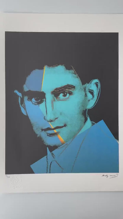 ANDY WARHOL Franz Kafka Jews - Certificaat Leo Castelli - Pop art - lithograph