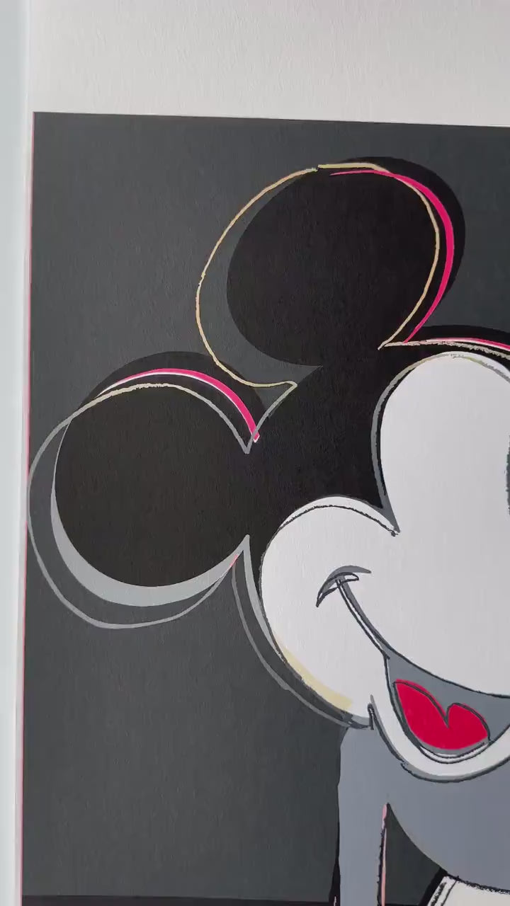 ANDY WARHOL Mickey mouse myths Gesigneerd - Certificaat - Leo Castelli - Pop art -- lithograph