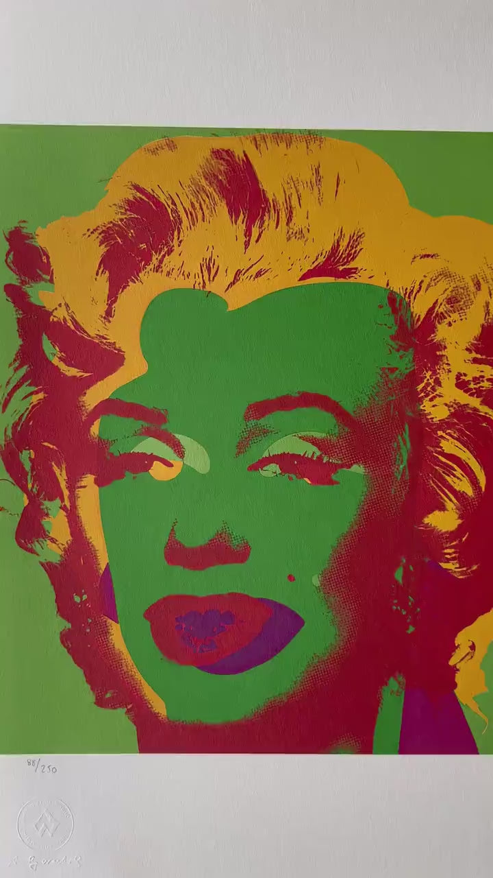 ANDY WARHOL Marilyn Monroe Gesigneerd - Certificaat - Leo Castelli - Pop art -- lithograph