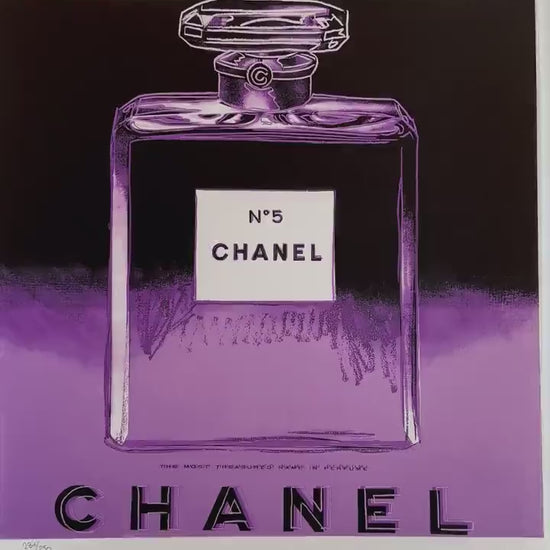 ANDY WARHOL Chanel Gesigneerd - Certificaat Leo Castelli - Pop art Advertising- lithograph