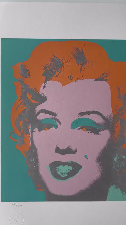 ANDY WARHOL Marilyn Monroe Gesigneerd - Certificaat - Leo Castelli - Pop art -- lithograph