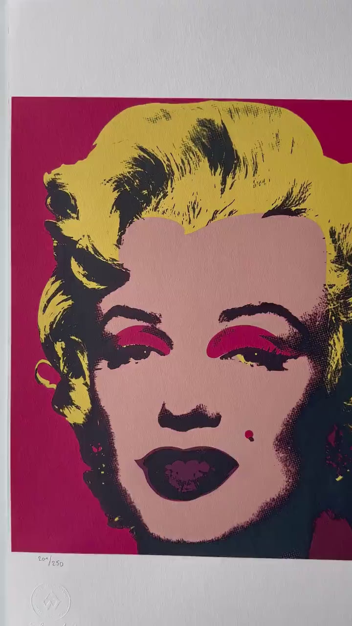 ANDY WARHOL Marilyn Monroe Gesigneerd - Certificaat - Leo Castelli - Pop art -- lithograph