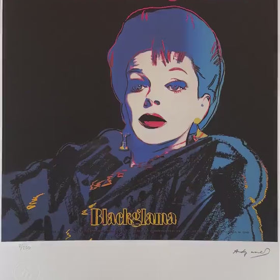 ANDY WARHOL Blackglamma Gesigneerd - Certificaat Leo Castelli - Pop art Advertising- lithograph