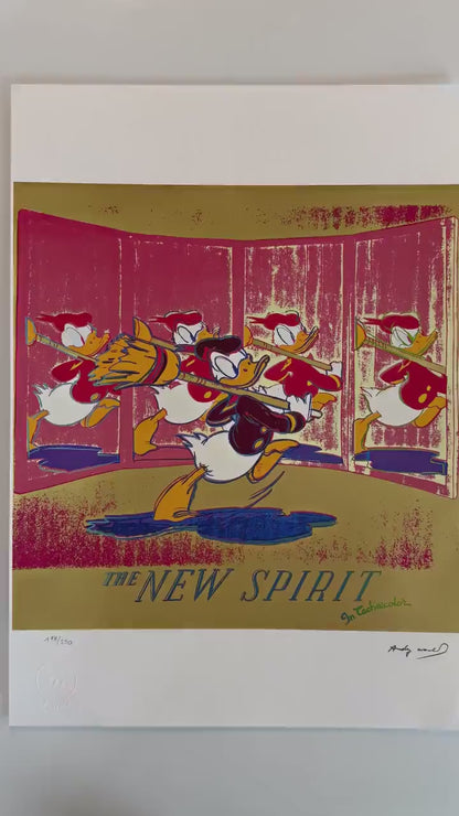 ANDY WARHOL New Spirit Gesigneerd - Certificaat Leo Castelli - Pop art Advertising- lithograph