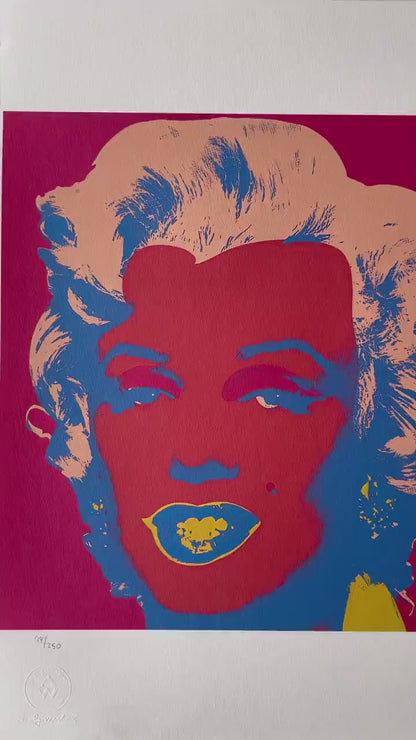 ANDY WARHOL Marilyn Monroe Gesigneerd - Certificaat - Leo Castelli - Pop art -- lithograph