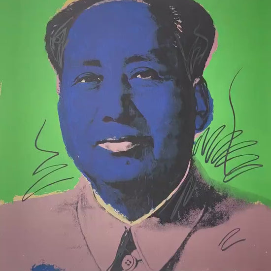 ANDY WARHOL Mao Gesigneerd - Certificaat - Leo Castelli - Pop art -- lithograph