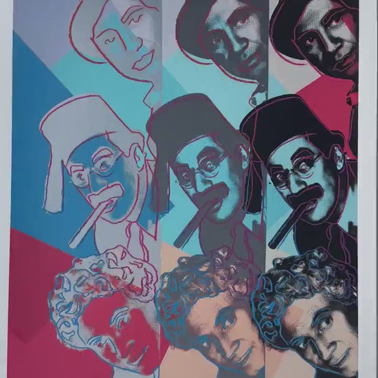 ANDY WARHOL The marx brothers Jews - Certificaat Leo Castelli - Pop art - lithograph