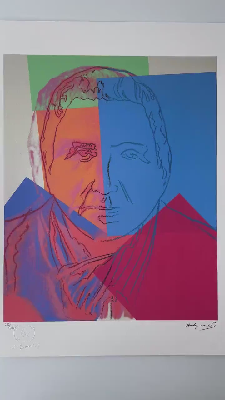 ANDY WARHOL Gertrude Stein Jews - Certificaat Leo Castelli - Pop art - lithograph