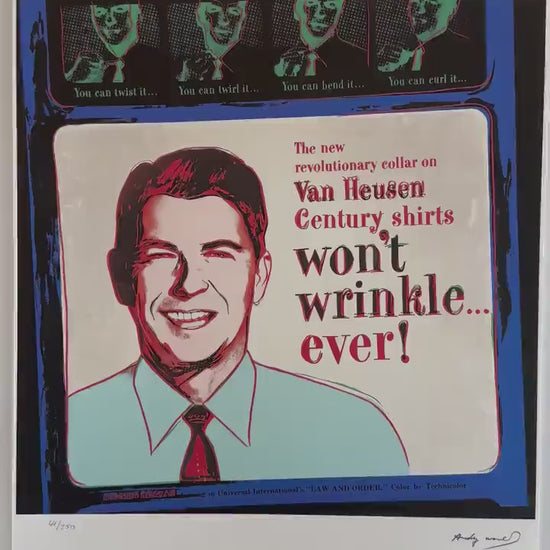 ANDY WARHOL Vanhuesen Gesigneerd - Certificaat Leo Castelli - Pop art Advertising- lithograph