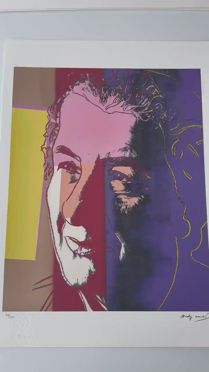 ANDY WARHOL Golda meir Jews - Certificaat Leo Castelli - Pop art - lithograph