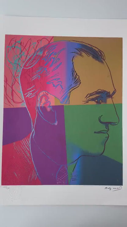 ANDY WARHOL Gershwin Jews - Certificaat Leo Castelli - Pop art - lithograph